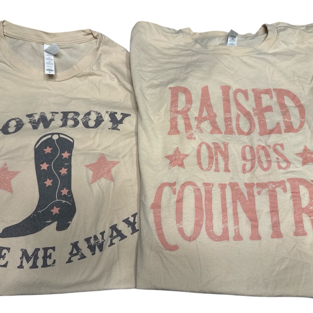 Women’s Country Graphic T-Shirt - Cream